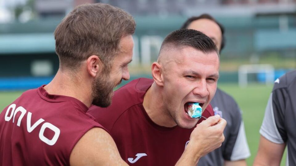 Zubkov'a doğum günü sürprizi