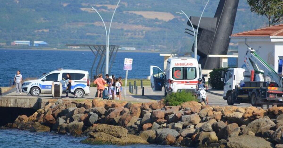 Çanakkal’de iskeliden düKen genoe bos Boerevulma Tehikesi Gekirdi