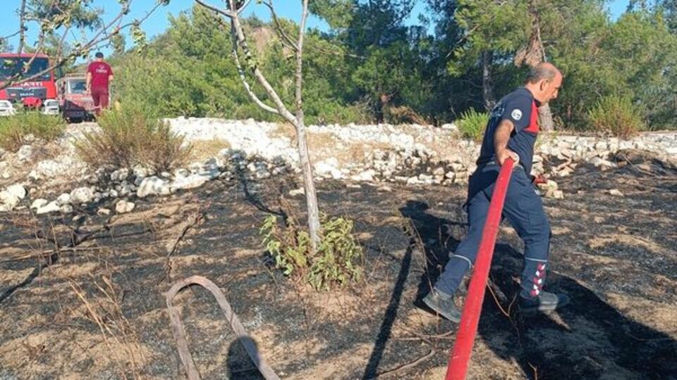 Hatay'daki orman yangını söndürüldü