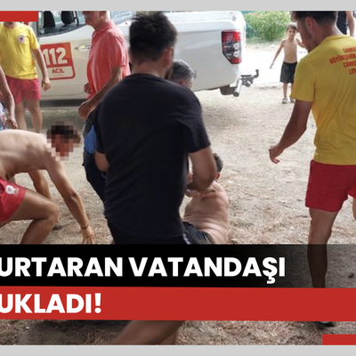 Pes! Cankurtaran vatandaşı yumrukladı