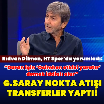 Rıdvan Dilmen'den Duran ve Osimhen yorumu!