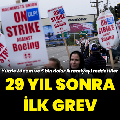 Boeing'de 1996'dan bu yana bir ilk