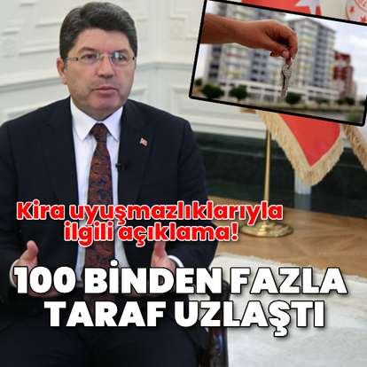 Bakan Tunç'tan kira uyuşmazlıklarıyla ilgili açıklama!