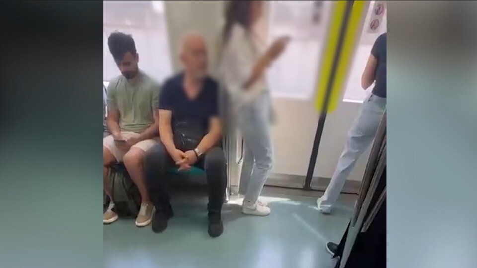 Marmaray'da taciz! Gözaltına alındı