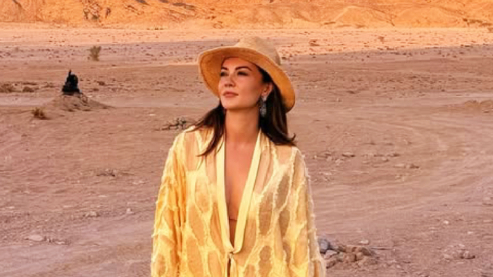 Burcu Özberk'in Mısır tatili