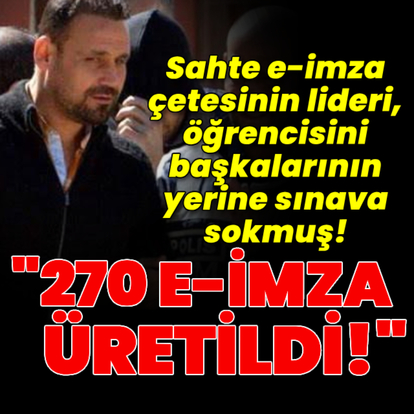 Öğrencisini başkalarının yerine sınava sokmuş!