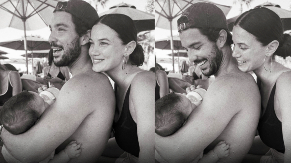 Ünlü çiftin aile mutluluğu