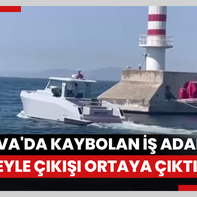 Denizde kaybolan iş adamının Yalova'dan tekneyle çıkış görüntüleri ortaya çıktı