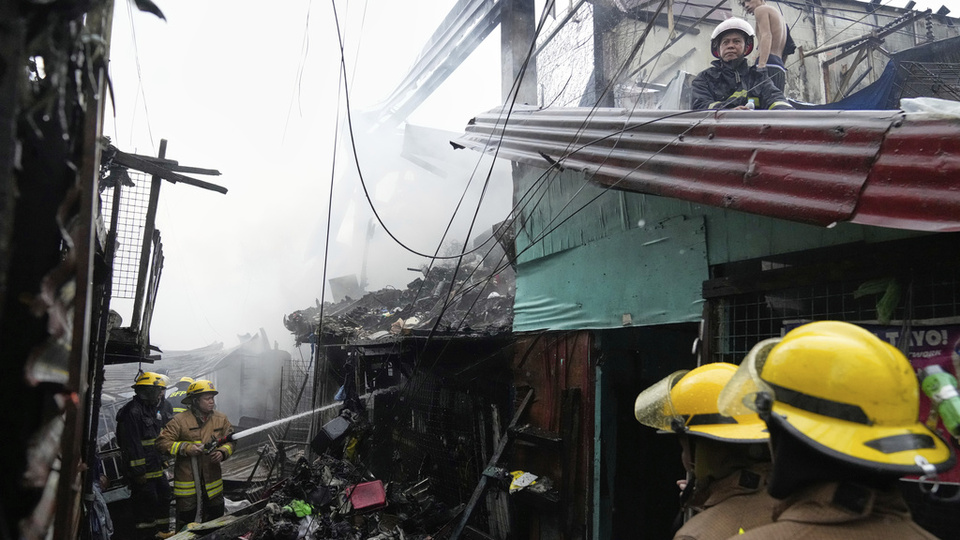 Filipinler'de yangın