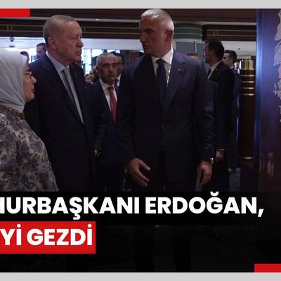 Cumhurbaşkanı Erdoğan, Arkeolojinin Altın Çağı Sergisini gezdi