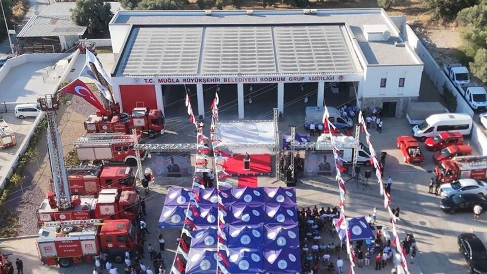 Bodrum'a yeni itfaiye hizmet binası
