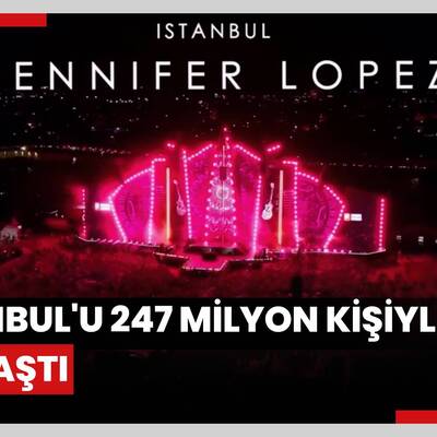 İstanbul'u 247 milyon kişiyle paylaştı