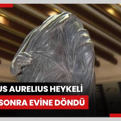 Marcus Aurelius heykeli 65 yıl sonra evine döndü