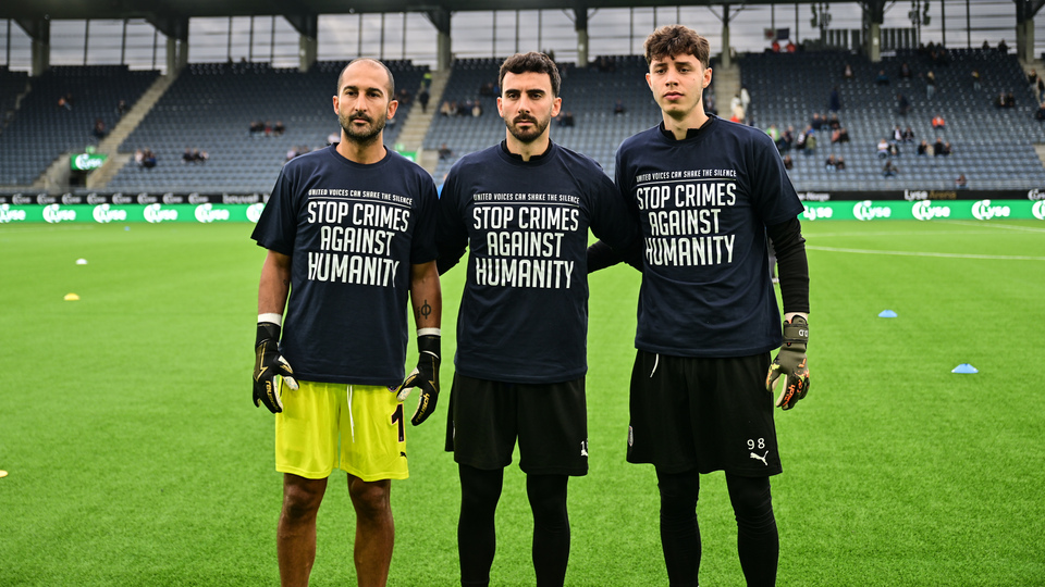 Başakşehir'den Gazze'ye destek, İsrail'e tepki!