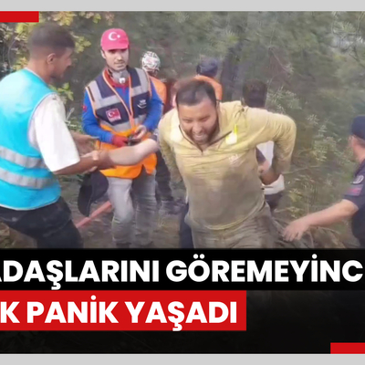 Alevlerin arasında kalmaktan kurtulan işçi, arkadaşlarını göremeyince büyük panik yaşadı