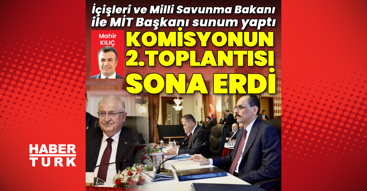 Tbmm’de Süreç Komisyonunun 2. Toplantı Sona Erdi