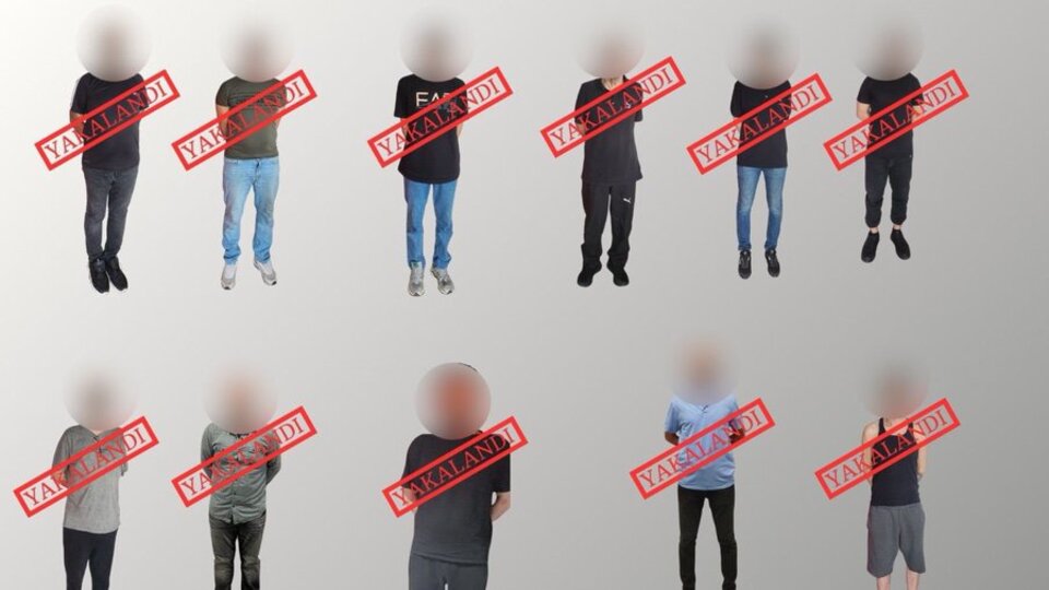 Kırmızı bültenle aranan 11 kişi yakalandı