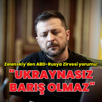 Zelenskiy: Ukraynasız barış, barış olmaz