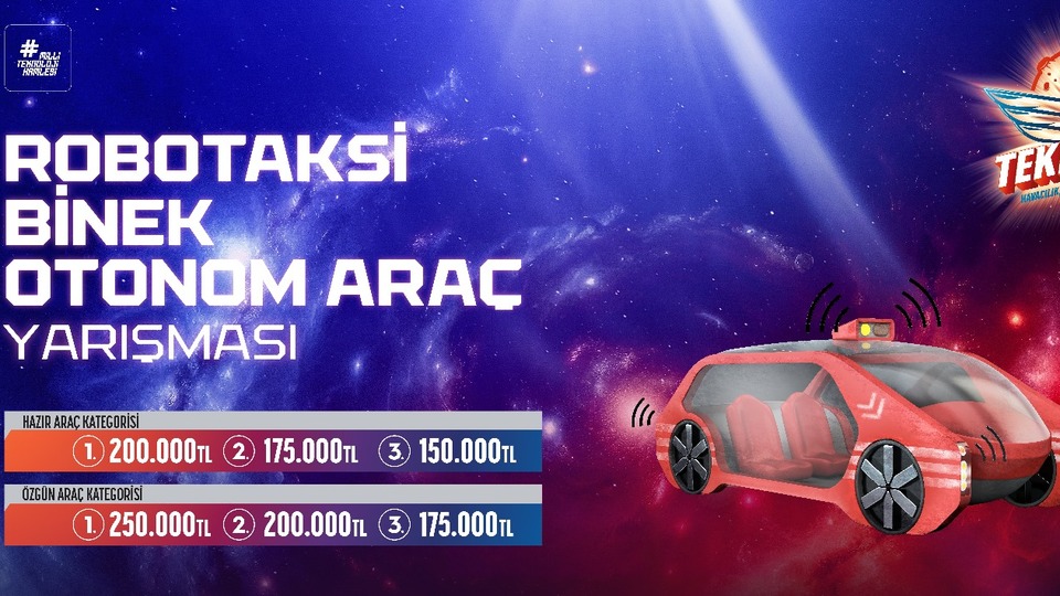 TEKNOFEST Robotaksi Binek Otonom Araç Yarışması'nda final heyecanı