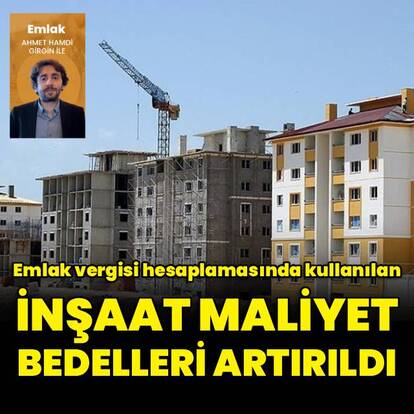 İnşaat maliyet bedelleri güncellendi