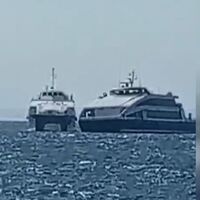 İDO feribotu kayaya çarptı