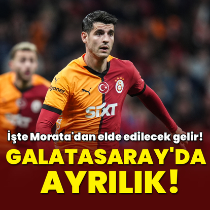 Galatasaray'da Morata ile yollar ayrıldı!