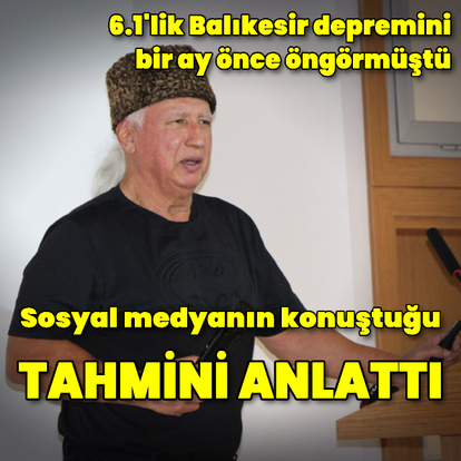 Üşümezsoy, sosyal medyanın konuştuğu deprem tahminini anlattı