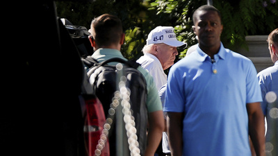 Trump evsizlere karşılaştı: "Washington'ı terk edin"