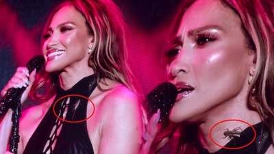 Sahnede böcekle mücadele etti