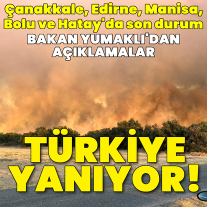 Manisa, Edirne, Hatay, Bolu... Destanın şehri 2. kez yanıyor!