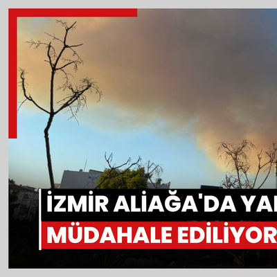 İzmir Aliağa'da yangın