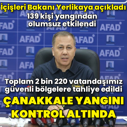 Bakan Yerlikaya'dan orman yangınlarına ilişkin açıklamalar