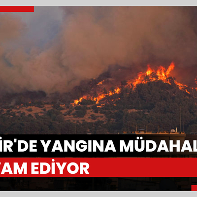 İzmir'de ormanlık alana sıçrayan yangına müdahale ediliyor