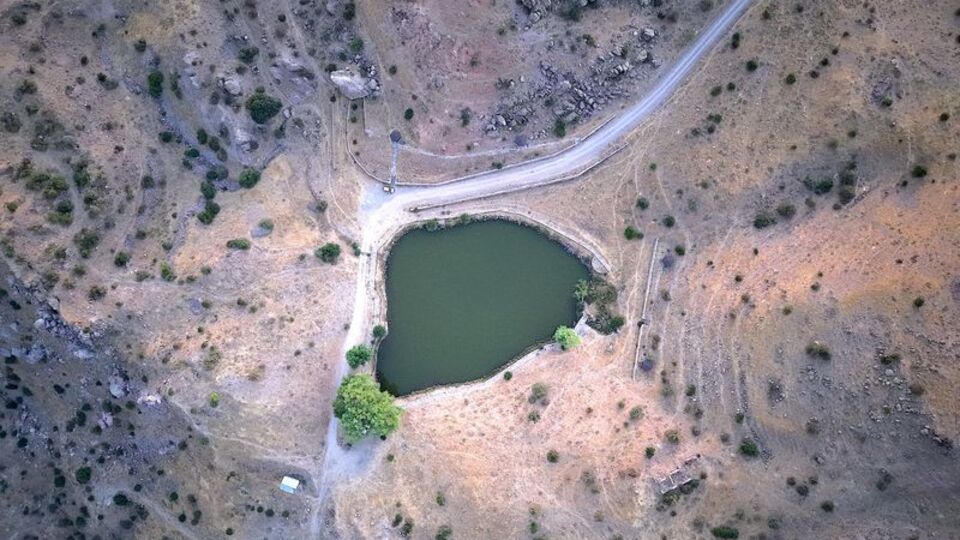 Dipsiz Göl'de gün batımı