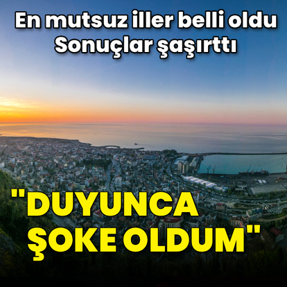 En mutsuz iller belli oldu! 'Karadeniz' neşesini yitirdi