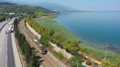 Yerli banliyö tren setinde son testler