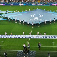 UEFA'dan Süper Kupa finalinde pankart!