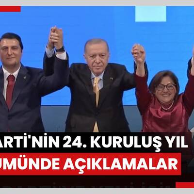 AK Parti'nin 24. kuruluş yıl dönümünde açıklamalar