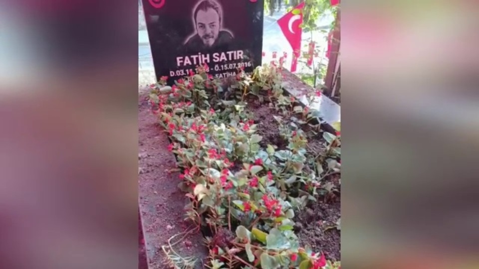 15 Temmuz şehidinin mezarına çirkin saldırı!
