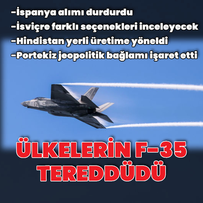 Ülkelerin F-35 çekincesi artıyor
