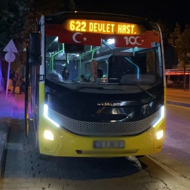 Polisin 'dur' ihtarına uymayan otobüs şoförü alkollü çıktı