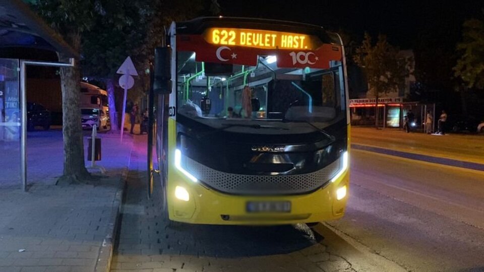 Polisin 'dur' ihtarına uymayan otobüs şoförü alkollü çıktı