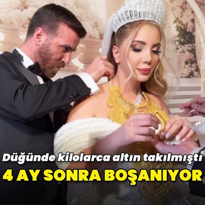 Düğünden 4 ay sonra boşanıyor