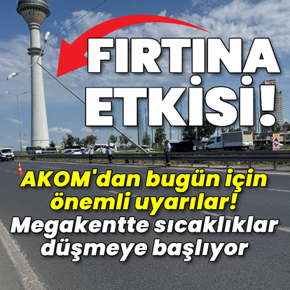 İstanbul'da fırtına etkisi! AKOM'dan önemli uyarı!