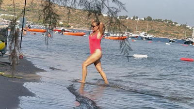 Yorgunluğunu Bodrum'da attı