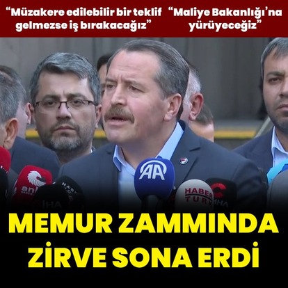 Bakanlıktaki memur zammı zirvesi sona erdi! Memur-Sen'den ilk açıklama