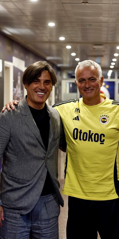 Montella'dan Mourinho'ya ziyaret!