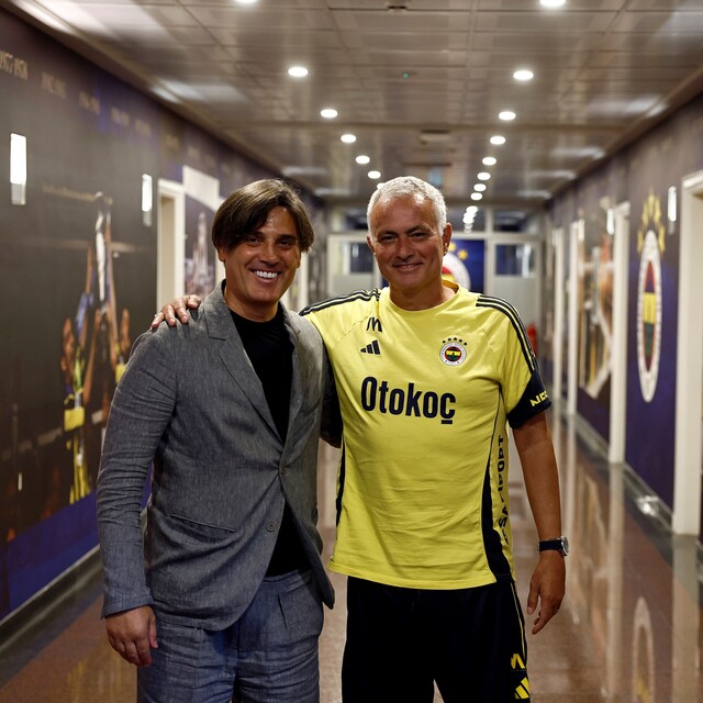 Montella'dan Mourinho'ya ziyaret!
