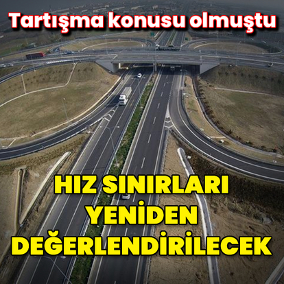 Karayollarında hız sınırlarına güncelleme