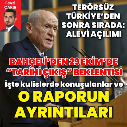 Bahçeli'den 29 Ekim'de 'Tarihi çıkış' beklentisi... Terörsüz Türkiye'den sonra sırada: Alevi açılımı